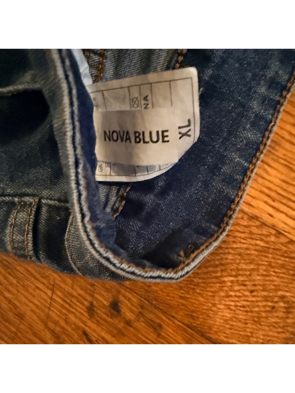 Nova Blue Denim Shorts-XL - Picture 2 of 5